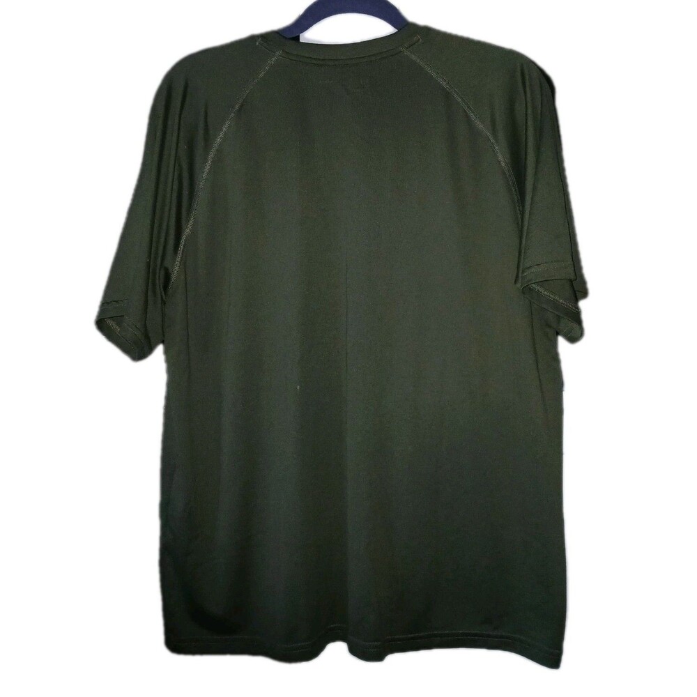 UNDER ARMOUR TACTICAL T-Shirt Mens L Loose Fit Logo Short Sleeve Military Green - Picture 5 of 5